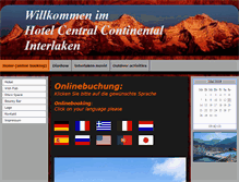 Tablet Screenshot of central-continental.com